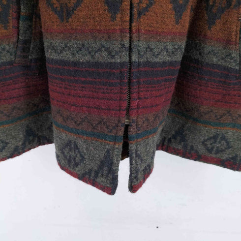エルエルビーン L.L.Bean 80-90S ネイティブ柄ウールジャケット メンズ import:XL