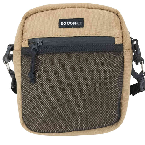 NO COFFEE コーデュラナイロンショルダーバッグ (BEIGE) メンズ