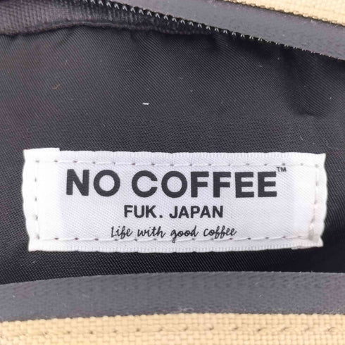 NO COFFEE コーデュラナイロンショルダーバッグ (BEIGE) メンズ