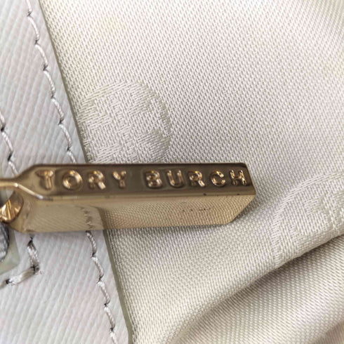 トリーバーチ TORY BURCH ロゴプレート レザーハンドバッグ レディース