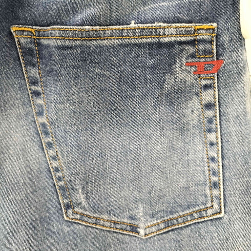 ディーゼル DIESEL REGULAR FIT 5 POKET デニムパンツ ダメージ加工 メンズ US:30-31