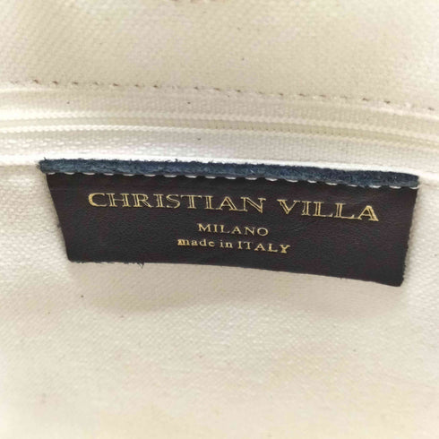 クリスチャンヴィラ CHRISTIAN VILLA ラフィアコンビレザーミニバッグ ショルダーバッグ レディース ONE SIZE