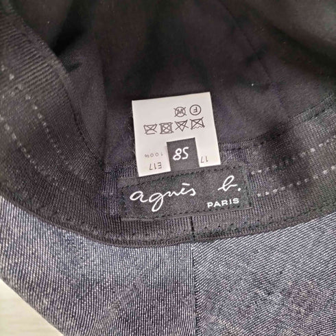 アニエスベー agnes b. PARIS コットンハット レディース 58