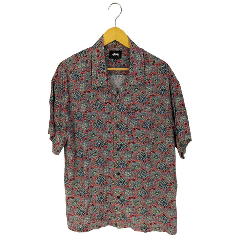 ステューシー Stussy Floral Print フローラルプリント オープンカラーシャツ メンズ import:L