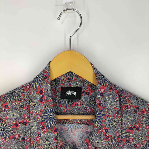ステューシー Stussy Floral Print フローラルプリント オープンカラーシャツ メンズ import:L