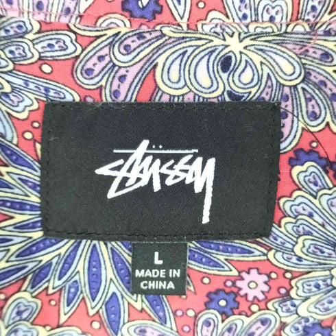 ステューシー Stussy Floral Print フローラルプリント オープンカラーシャツ メンズ import:L