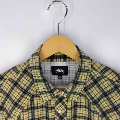 ステューシー Stussy ウエスタン ネルチェックシャツ メンズ import:M