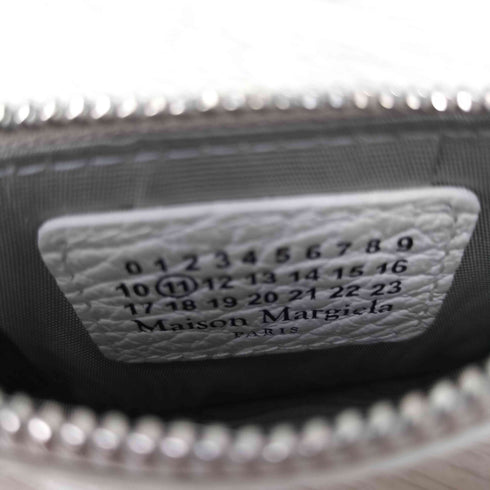 メゾンマルジェラ Maison Margiela 4ステッチカードホルダーウォレット カードケース カード入れ コンパクトウォレット レザー ホワイト 白 レディース ONE SIZE