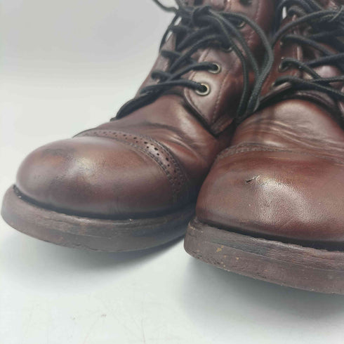 PISTOLERO メキシコ製 ストレートチップ レースアップ レザー ワークブーツ vibram ソール メンズ 9 1/2