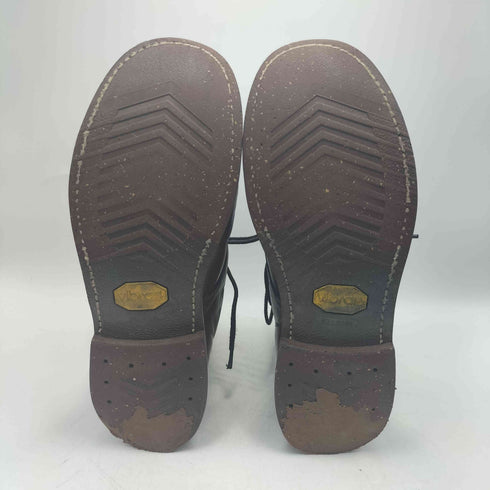 PISTOLERO メキシコ製 ストレートチップ レースアップ レザー ワークブーツ vibram ソール メンズ 9 1/2