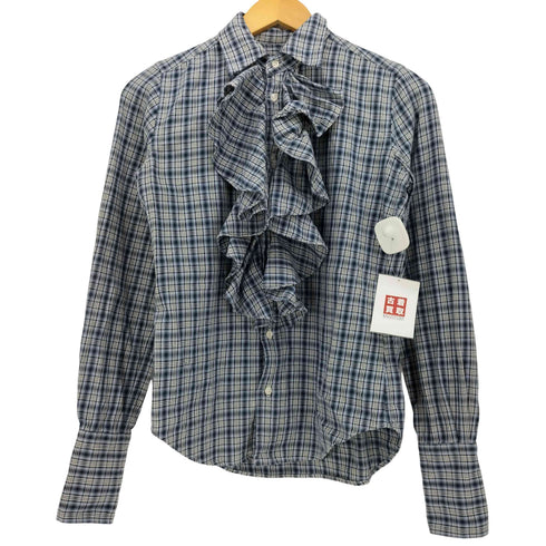 ラルフローレン RALPH LAUREN フリル L/S チェック シャツ レディース JPN:2