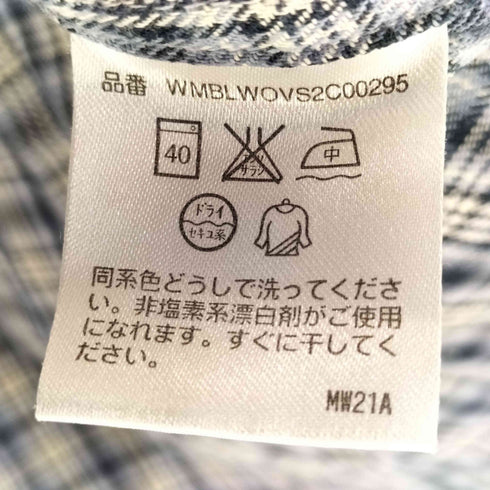 ラルフローレン RALPH LAUREN フリル L/S チェック シャツ レディース JPN:2