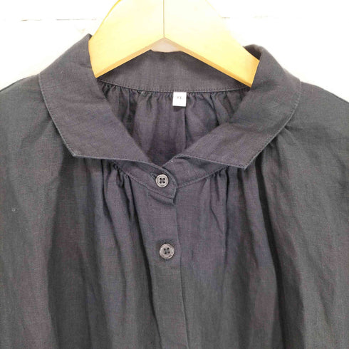 ムジルシリョウヒン 無印良品 洗いざらし長袖シャツワンピース レディース JPN:XL
