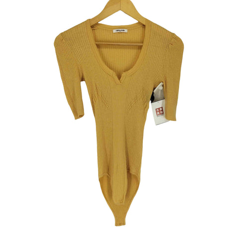 フミカウチダ FUMIKA UCHIDA RIB NT SHORT-SLEEVE BODY SUIT レディース JPN:36