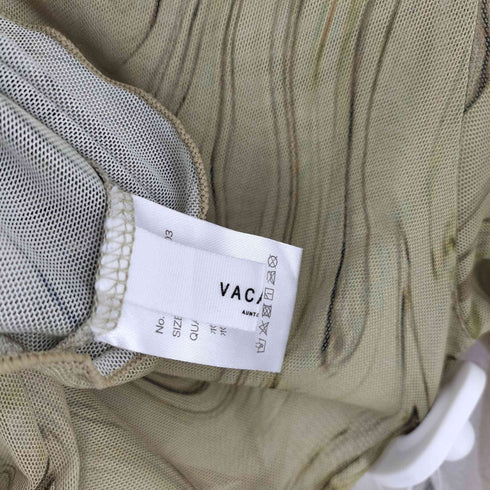 ヴァカンシー VACANCY マーブル柄 シアートップス レディース FREE