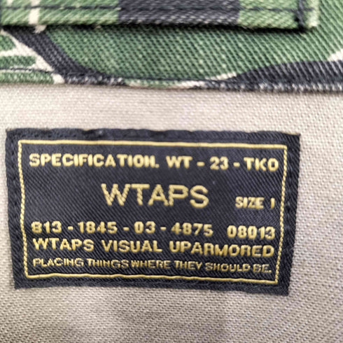 ダブルタップス WTAPS SCOUT LS 01 タイガーストライプ メンズ JPN:1