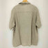 ハガー HAGGER リネンレーヨンフロントデザインオーバルカラーシャツ メンズ import:XL