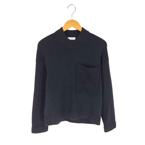 サンドロパリ sandro PARIS フロントポケット モックネック ウールアクリルニット レディース import:XS