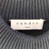 サンドロパリ sandro PARIS フロントポケット モックネック ウールアクリルニット レディース import:XS