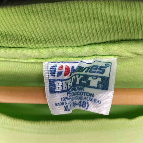 ヘインズ Hanes 90S トラクター Tシャツ 裾袖シングルステッチ メンズ JPN:XL