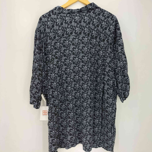 ジョージズ GEORGE レーヨン総柄オープンカラーシャツ オーバーサイズ メンズ 3XL