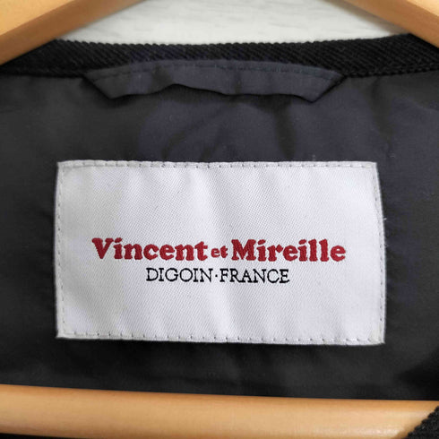 ヴァンソンエミレイユ Vincent et Mireille ノーカラー ダウンジャケット レディース 38