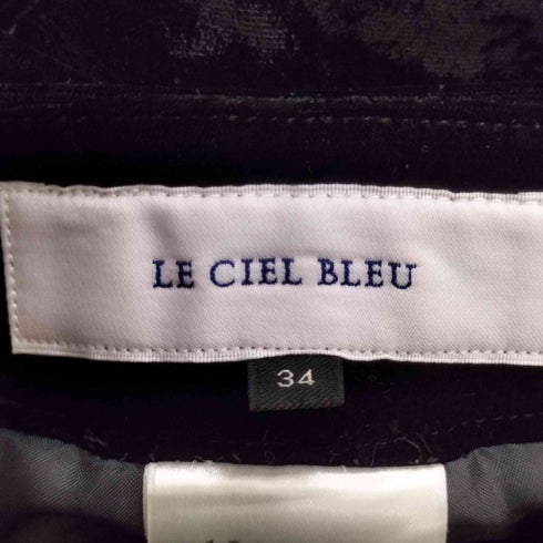 ルシェルブルー LE CIEL BLEU ベルベットワイドパンツ レディース 34
