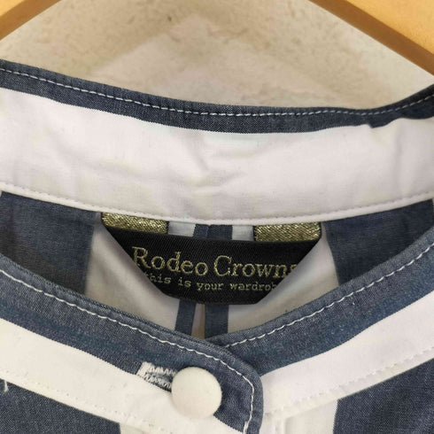 ロデオクラウンズ RODEO CROWNS ストライプ ティアード フリル ワンピース レディース JPN:M