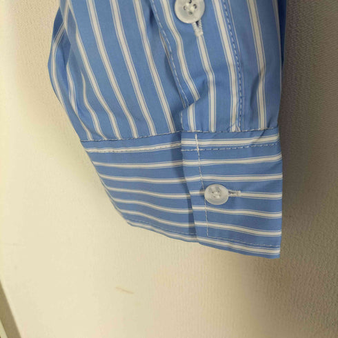 サブサエティ Subciety LOOSE SILHOUETTE STRIPE SHIRT ストライプ 長袖シャツ メンズ L