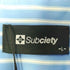 サブサエティ Subciety LOOSE SILHOUETTE STRIPE SHIRT ストライプ 長袖シャツ メンズ L