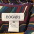 BOGARI 総柄シルクレギュラーカラーシャツ メンズ