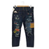 ポロラルフローレン POLO RALPH LAUREN ダメージリペア加工 パッチワーク デニムパンツ AVERY BOYFRIEND レディース