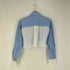 ザラ ZARA ストライプポプリン クロップドシャツ レディース import:S
