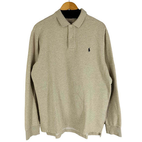 ポロバイラルフローレン Polo by RALPH LAUREN 90S ポロスウェット L/S POLO ポニー刺繍 メンズ import:L