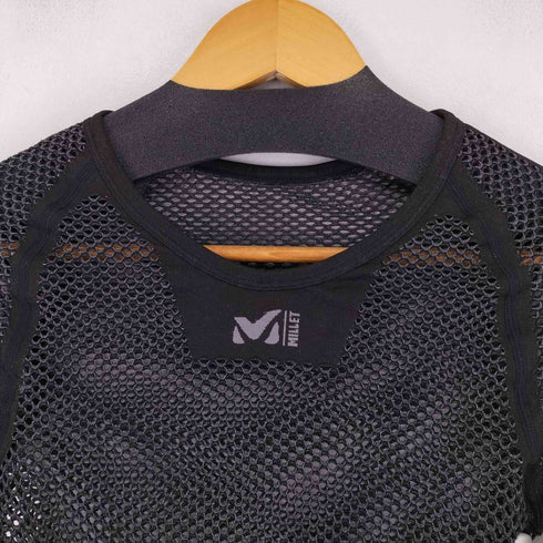 ミレー MILLET ドライナミック メッシュ 3/4 スリーブ クルー メンズ S/M