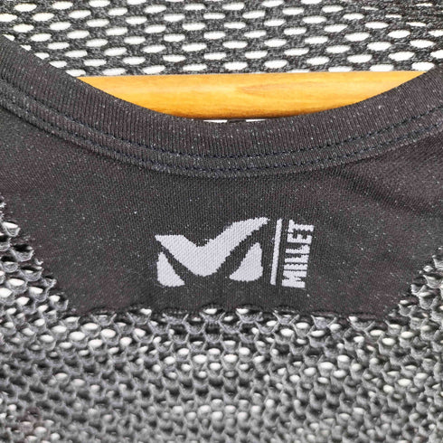 ミレー MILLET ドライナミック メッシュ 3/4 スリーブ クルー メンズ S/M