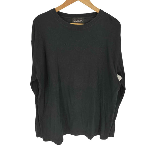 HAJIME SORAYAMA BLACK LONG SLEEVE TEE SHIRT バックプリント L/S Tシャツ メンズ
