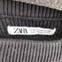ザラ ZARA 畔編み クルーネックニット メンズ M