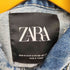 ザラ ZARA ダメージ加工 デニムベスト メンズ S-M