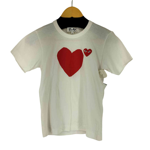 プレイコムデギャルソン PLAY COMME des GARCONS 両面プリント S/S Tシャツ レディース JPN:S