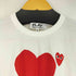 プレイコムデギャルソン PLAY COMME des GARCONS 両面プリント S/S Tシャツ レディース JPN:S