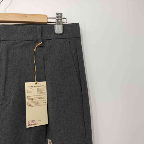 ムジルシリョウヒン 無印良品 2024 シワになりにくい タックテーパードパンツ メンズ JPN:M