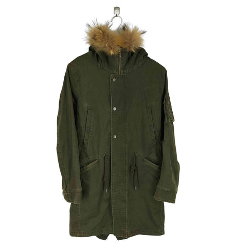 ヴォーギッシュ VOGUISH ファー付き モッズコート メンズ JPN:M