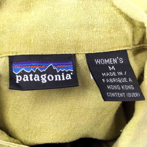 パタゴニア patagonia ポケット 半袖 ヘンプ シャツ レディース JPN:M