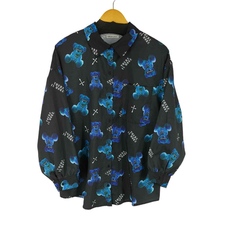 SUREVE+ 総柄 L/S シャツ クマ メンズ