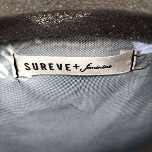 SUREVE+ 総柄 L/S シャツ クマ メンズ