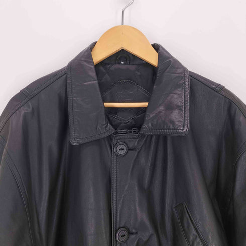 エヒテス レーダァ ECHTES LEDER ジップアップ レザーロングジャケット メンズ import:M