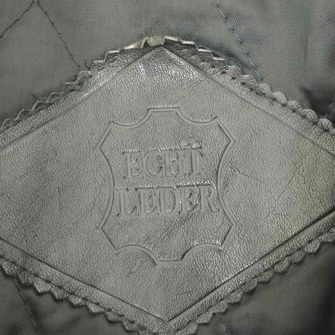 エヒテス レーダァ ECHTES LEDER ジップアップ レザーロングジャケット メンズ import:M