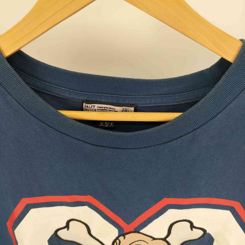 ガルフィー GALFY ロゴワッペン 1980 アームプリント ナンバリング 80 L/S Tシャツ メンズ 大型犬