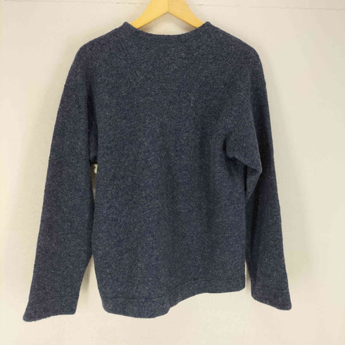 モンベル mont bell CLIMAWOOL 裏地フリースロゴ刺繍ニット メンズ JPN:M